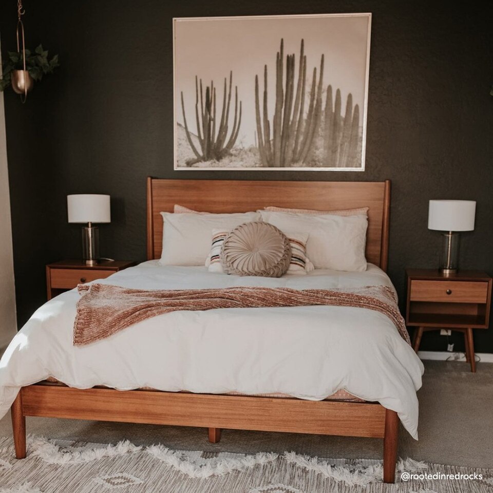 Mid-Century Modern Bed | West Elm UK